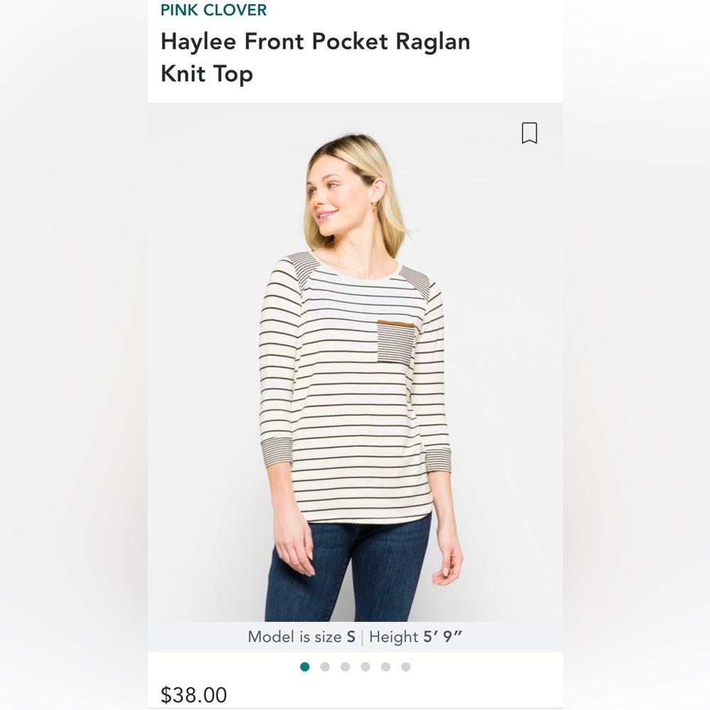 NWT Raglan Knit Top - Picture 2 of 6
